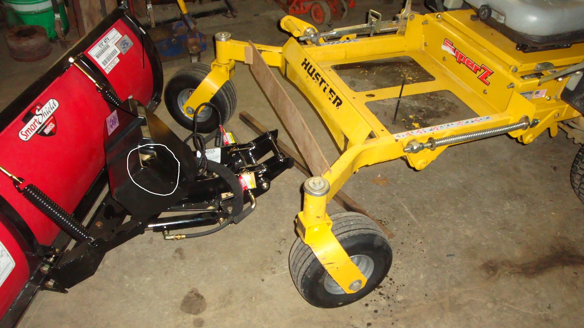 Zero turn lawn mower snow plow deals